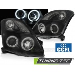Suzuki Swift 05.05-10 Ccfl Angel Eyes Negro