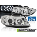 Faros Angel Eyes Ccfl Cromados Para Bmw E90/E91 03.05-08.08
