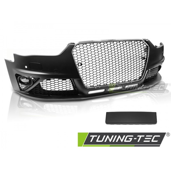Parachoques delantero sport cromado negro pdc apropiado para audi a4 b8 12-15