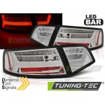 Barra De Luces Traseras Led Cromada Seq Compatible Con Audi A6 08-11 Sedan