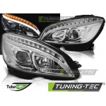 Tubo De Faro Luz Cromado Para Mercedes W204 07-10