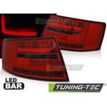 Barra Led Luces Traseras Rojo Humo Compatible Con Audi A6 C6 Sedan 04.04-08 6-Pin