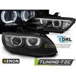 Faros De Xenon Angel Eyes Led Negro Afs Para Bmw E92/E93 06-10