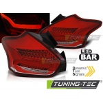 Ford Focus 3 15-18 Hatchback Rojo Blanco Seq Led