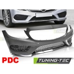 Parachoques delantero sport pdc apropiado para mercedes w205 14-18