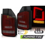 Barra De Luces Traseras Led Red Smoke Seq Para Vw T6 15-19 Tr