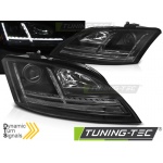 Faros Led Negro Seq Para Audi Tt 06-10 8j