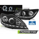 Ford Focus Ii 02.08-10 Ojos De Ángel Ccfl Negro