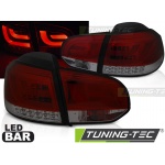 Barra De Luces Traseras Led Roja Humo Para Vw Golf 6 10.08-12