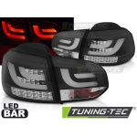 Pilotos Traseros De Barra Led Negro Para Vw Golf 6 10.08-12