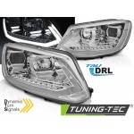 Faros delanteros tube light DRL cromado secuencial para VW Touran I 10-15 LPVWS3