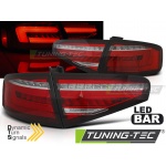 Luces Traseras De Barra Led Rojo Whie Seq Compatible Con Audi A4 B8 12-15 Sedan Oem Led