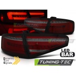 Luces Traseras De Barra Led Red Smoke Seq Compatible Con Audi A4 B8 12-15 Sedan Oem Led