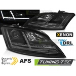 Faros De Xenon Led Drl Negro Seq Compatible Con Audi Tt 06-10 8j Con Afs