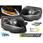 Tubo De Faro Luz Drl Negro Seq Para Vw T6 15-19