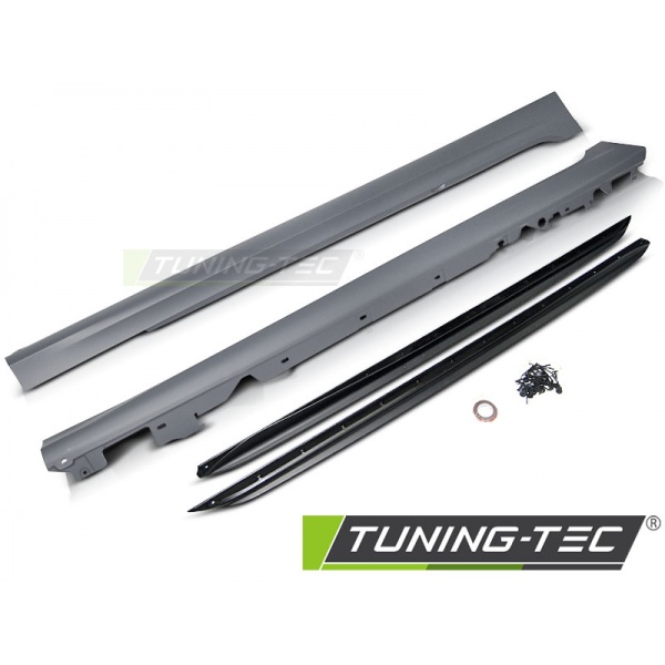 Faldones laterales performance style negro mate para bmw g20 / g21 19-
