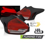 Ford Focus 3 15-18 Hatchback Rojo Blanco Seq Led
