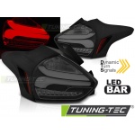 Ford Focus 3 15-18 Hatchback Negro Humo Seq Led