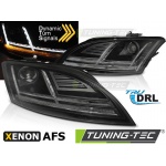 Faros De Xenon Led Drl Negro Seq Compatible Con Audi Tt 10-14 8j Con Afs