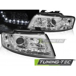 Faros Delanteros Daylight Crome Para Audi A4 B6 Cabrio 02-06