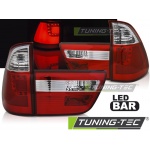 Barra De Luces Led Traseras Rojo Blanco Compatible Con Bmw X5 E53 09.99-10.03