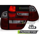 Barra Led Luces Traseras Rojo Humo Para Bmw X5 E53 09.99-10.03