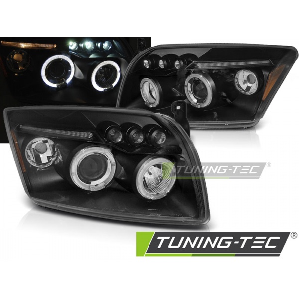 Dodge Calibre 06-12 Ojos De Angel Negro