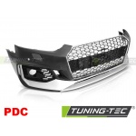 Parachoques delantero sport cromado plata pdc apropiado para audi a5 18-