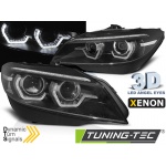 Faros De Xenon Led Drl Negro Afs Seq Para Bmw Z4 E89 09-13