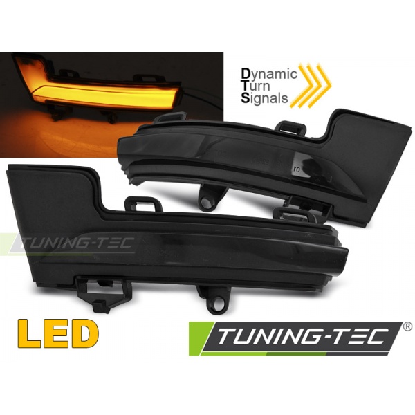 Dirección Lateral En El Espejo Humo Led Seq Para Skoda Octavia Iii 12-20