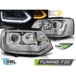 Tubo De Faro Luz T6 Look Cromado Para Vw T5 2010-2015