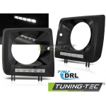 Faros Led Drl Negro Para Mercedes W461,W463 01-12