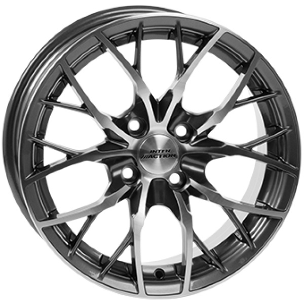 Llanta Inter Action FLASH Anthracite / Polish