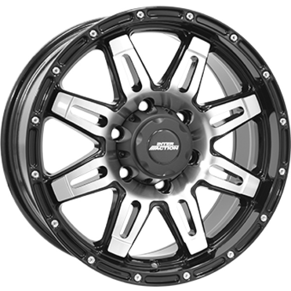 Llanta Inter Action GRABBER Gloss Black / Polished