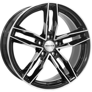 Llanta Monaco Wheels RR8M Gloss Black / Polished