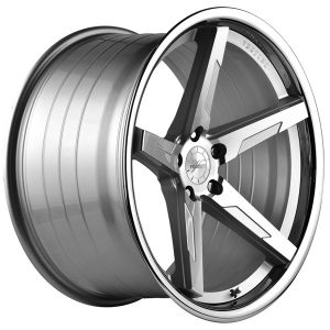 Llanta Vertini Wheels RFS1.7 10x20 ET35 Plata Aro Inox - Imagen 4