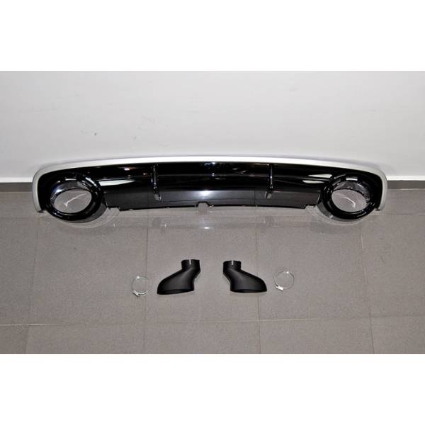 Difusor Trasero Audi A6 Sedan / Avant C6 2004-2008 Look RS6 ABS