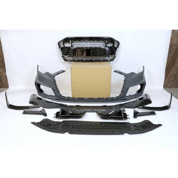 Paragolpes Delantero Audi A6 C8 2020+ Look RS6 Carbono - Image 5