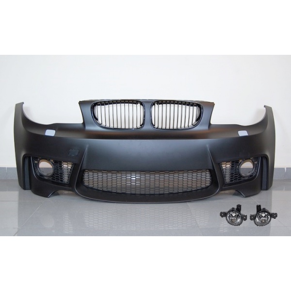 Paragolpes Delantero BMW E82/E88/E87/E81  Look M1 05-11 Antinieblas