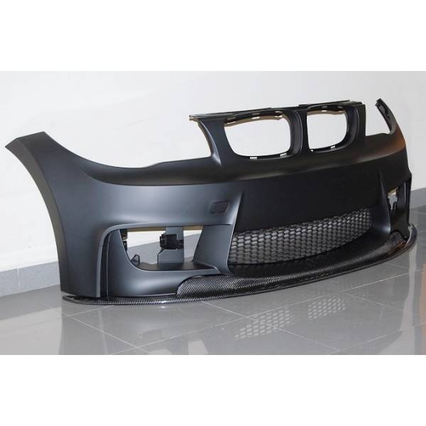 Paragolpes Delantero BMW E82/E88/E87/E81  Look M1 05-11 Spoiler Carbono - Image 3