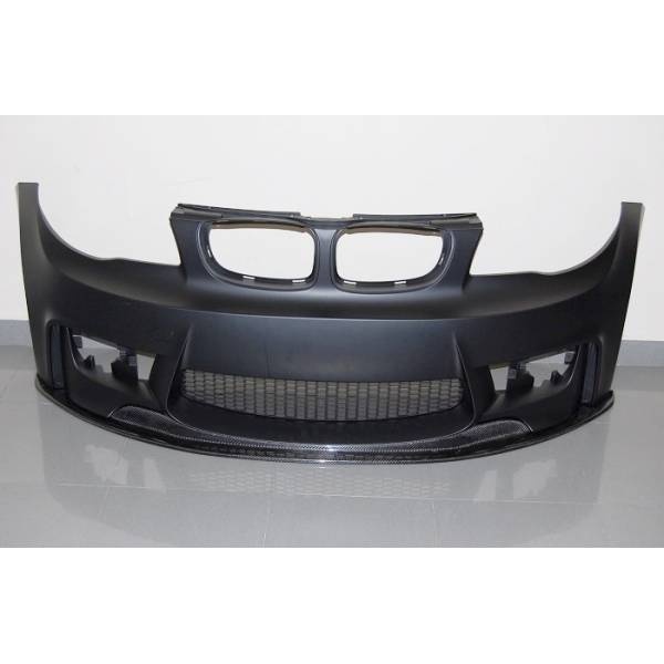 Paragolpes Delantero BMW E82/E88/E87/E81  Look M1 05-11 Spoiler Carbono - Image 2