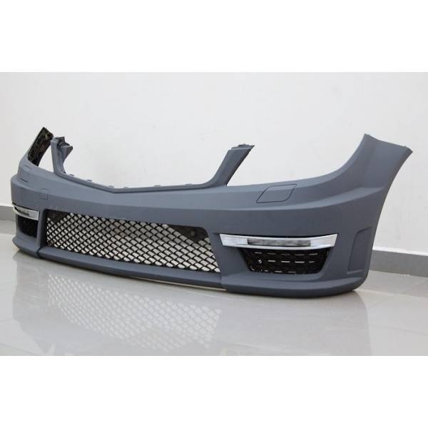 Paragolpes Delantero Mercedes W204 Coupe / 4 Puertas 2007-2013 AMG look C63 Sensores - Image 4