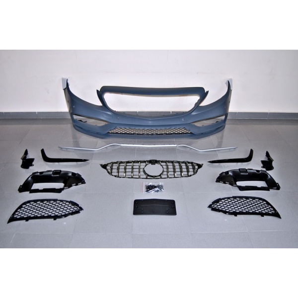 Paragolpes Delantero Mercedes W205 2014-2018 2P / 4P / SW look AMG C63