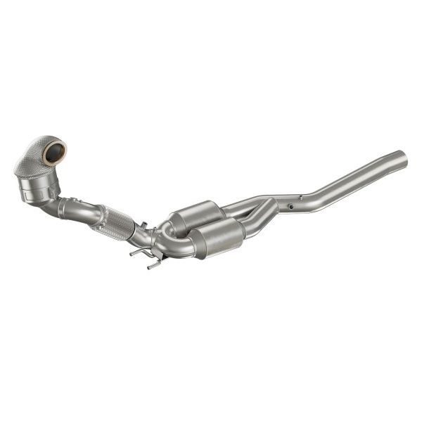 Friedrich 89>>>76mm Downpipe mit 200 Zellen HJS Sport-Kat. und OPF