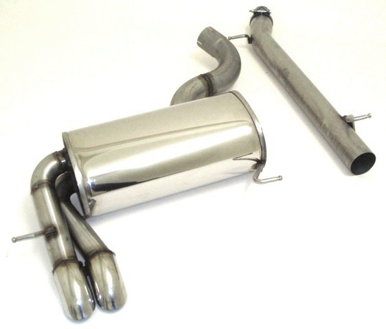 Friedrich Silencioso trasero deportivo de 70mm VW Golf VI