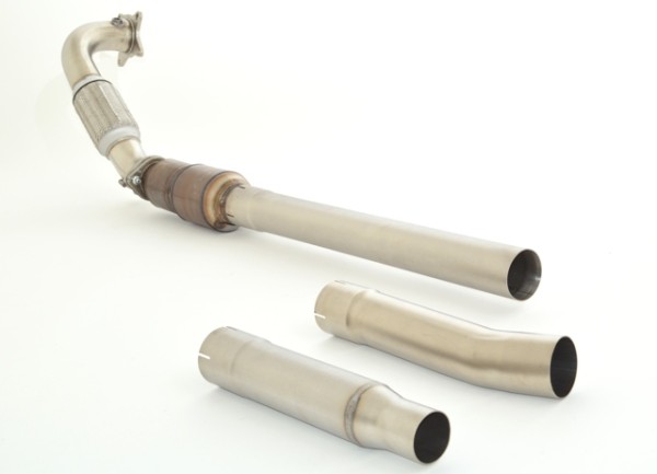 Friedrich 76mm Downpipe mit 200 Zellen HJS Sport-Kat. Edelstahl