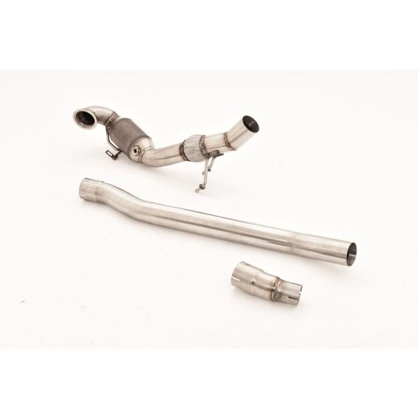 Friedrich 76mm Downpipe mit Sport-Kat. Edelstahl