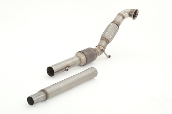 Friedrich 76mm Downpipe mit 200 Zellen HJS Sport-Kat. VW Beetle 5C und Cabrio