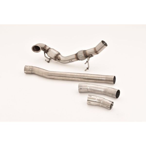 Friedrich 76mm Downpipe mit Sport-Kat. Edelstahl