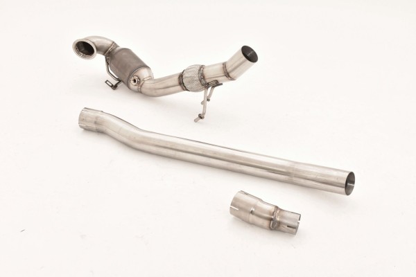 981455-X3-DPKAHJS_1_600x600.jpg Friedrich 76mm Downpipe mit 200 Zellen HJS Sport-Kat. Edelstahl - Imagen 1